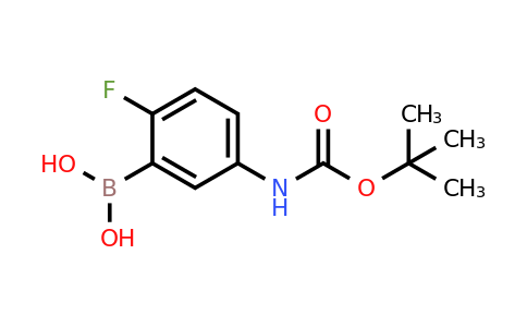 2246591-45-5 | (5-((tert-Butoxycarbonyl)amino)-2-fluorophenyl)boronic acid