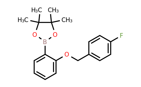 2246638-38-8 | 2-(2-((4-Fluorobenzyl)oxy)phenyl)-4,4,5,5-tetramethyl-1,3,2-dioxaborolane