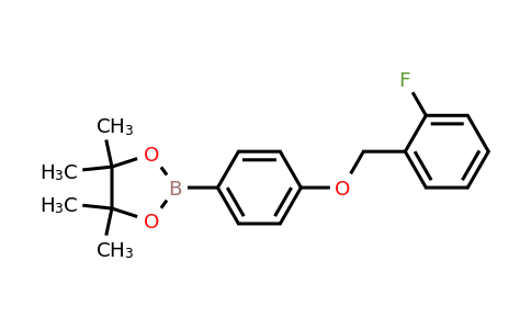 2246642-41-9 | 2-(4-((2-Fluorobenzyl)oxy)phenyl)-4,4,5,5-tetramethyl-1,3,2-dioxaborolane