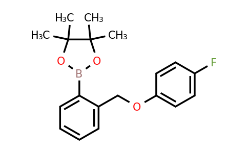 2246642-92-0 | 2-(2-((4-Fluorophenoxy)methyl)phenyl)-4,4,5,5-tetramethyl-1,3,2-dioxaborolane