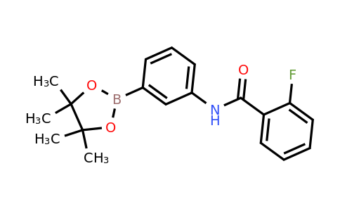 2246667-45-6 | 2-Fluoro-N-(3-(4,4,5,5-tetramethyl-1,3,2-dioxaborolan-2-yl)phenyl)benzamide