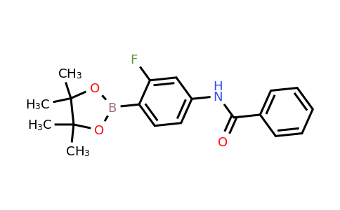 2246676-56-0 | N-(3-Fluoro-4-(4,4,5,5-tetramethyl-1,3,2-dioxaborolan-2-yl)phenyl)benzamide