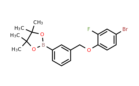 2246736-67-2 | 2-(3-((4-Bromo-2-fluorophenoxy)methyl)phenyl)-4,4,5,5-tetramethyl-1,3,2-dioxaborolane