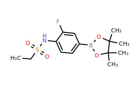 2246772-82-5 | N-(2-Fluoro-4-(4,4,5,5-tetramethyl-1,3,2-dioxaborolan-2-yl)phenyl)ethanesulfonamide