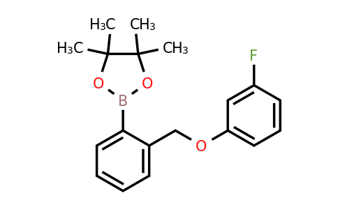 2246780-16-3 | 2-(2-((3-Fluorophenoxy)methyl)phenyl)-4,4,5,5-tetramethyl-1,3,2-dioxaborolane