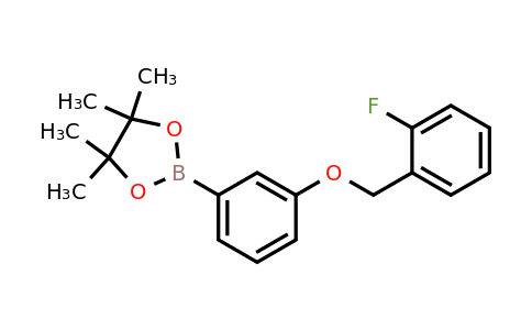2246811-02-7 | 2-(3-((2-Fluorobenzyl)oxy)phenyl)-4,4,5,5-tetramethyl-1,3,2-dioxaborolane