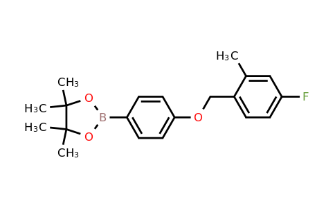 2246843-54-7 | 2-(4-((4-Fluoro-2-methylbenzyl)oxy)phenyl)-4,4,5,5-tetramethyl-1,3,2-dioxaborolane