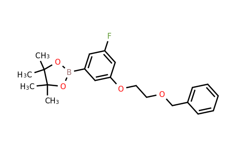 2246850-90-6 | 3-[2-(Benzyloxy)ethoxy]-5-fluorophenylboronic acid pinacol ester