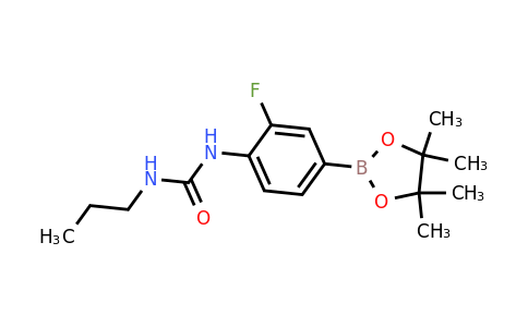 2246894-51-7 | 1-(2-Fluoro-4-(4,4,5,5-tetramethyl-1,3,2-dioxaborolan-2-yl)phenyl)-3-propylurea