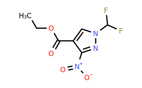 ethyl 1-(difluoromethyl)-3-nitro-pyrazole-4-carboxylate