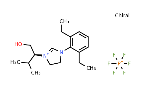 (S)-1-(2,6-Diethylphenyl)-3-(1-hydroxy-3-methylbutan-2-yl)-4,5-dihydro-1H-imidazol-3-ium hexafluorophosphate(V)