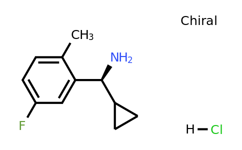 2250241-88-2 | (S)-CYCLOPROPYL(5-FLUORO-2-METHYLPHENYL)METHANAMINE HCL