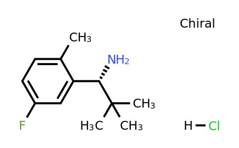2250243-61-7 | (R)-1-(5-FLUORO-2-METHYLPHENYL)-2,2-DIMETHYLPROPAN-1-AMINE HCL
