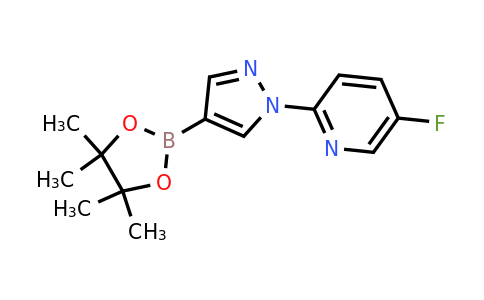 2256755-46-9 | 5-Fluoro-2-(4-(4,4,5,5-tetramethyl-1,3,2-dioxaborolan-2-yl)-1H-pyrazol-1-yl)pyridine