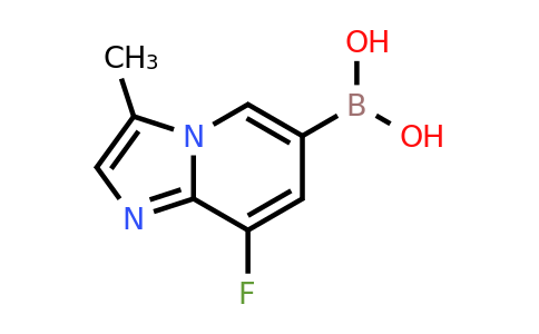 2260683-91-6 | (8-Fluoro-3-methylimidazo[1,2-a]pyridin-6-yl)boronic acid