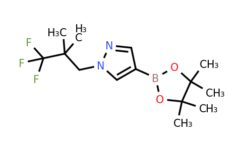 2260711-07-5 | 4-(4,4,5,5-Tetramethyl-1,3,2-dioxaborolan-2-yl)-1-(3,3,3-trifluoro-2,2-dimethylpropyl)-1H-pyrazole