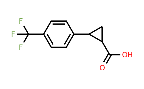 2262-03-5 | 2-(4-(Trifluoromethyl)phenyl)cyclopropanecarboxylic acid