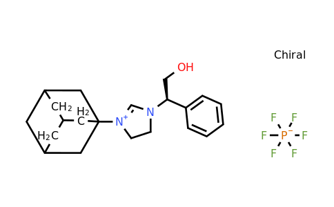 2281885-69-4 | (R)-3-(Adamantan-1-yl)-1-(2-hydroxy-1-phenylethyl)-4,5-dihydro-1H-imidazol-3-ium hexafluorophosphate(V)