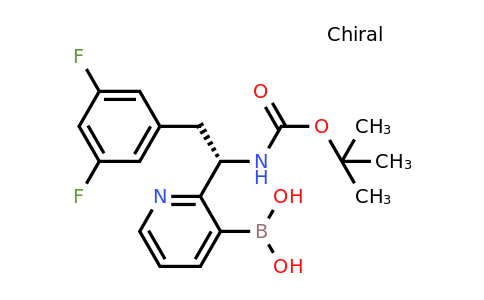 2304631-22-7 | (S)-(2-(1-((TERT-BUTOXYCARBONYL)AMINO)-2-(3,5-DIFLUOROPHENYL)ETHYL)PYRIDIN-3-YL)BORONIC ACID