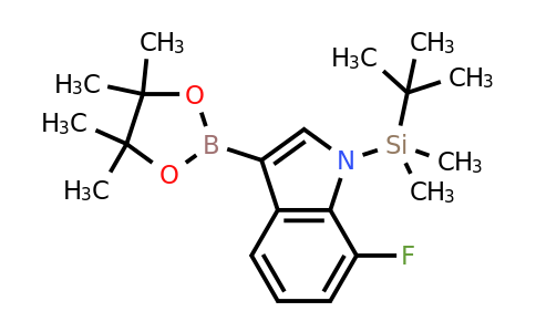 2304633-82-5 | 1-(tert-Butyldimethylsilyl)-7-fluoro-3-(4,4,5,5-tetramethyl-1,3,2-dioxaborolan-2-yl)-1H-indole