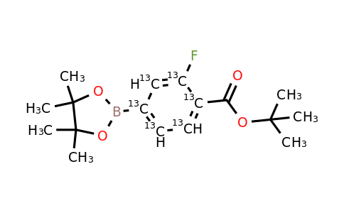 2304633-99-4 | tert-Butyl 2-fluoro-4-(4,4,5,5-tetramethyl-1,3,2-dioxaborolan-2-yl)benzoate-1,2,3,4,5,6-13C6