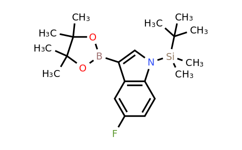 2304634-47-5 | 1-(tert-Butyldimethylsilyl)-5-fluoro-3-(4,4,5,5-tetramethyl-1,3,2-dioxaborolan-2-yl)-1H-indole