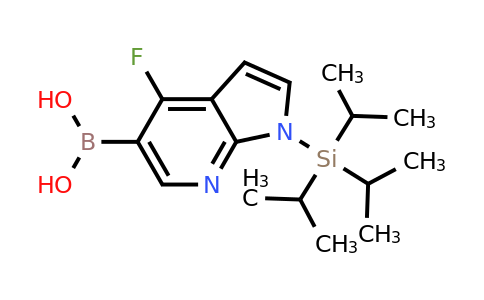 2304634-59-9 | (4-Fluoro-1-(triisopropylsilyl)-1H-pyrrolo[2,3-b]pyridin-5-yl)boronic acid