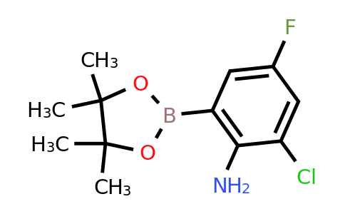 2304634-74-8 | 2-Chloro-4-fluoro-6-(4,4,5,5-tetramethyl-1,3,2-dioxaborolan-2-yl)aniline