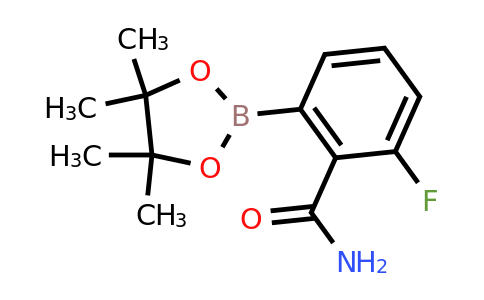 2304634-79-3 | 2-FLUORO-6-(4,4,5,5-TETRAMETHYL-1,3,2-DIOXABOROLAN-2-YL)BENZAMIDE