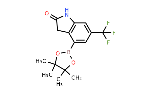 2304635-22-9 | 4-(4,4,5,5-Tetramethyl-1,3,2-dioxaborolan-2-yl)-6-(trifluoromethyl)indolin-2-one