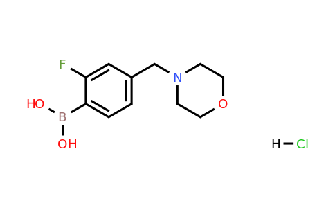 2304635-40-1 | 2-FLUORO-4-(MORPHOLINOMETHYL)PHENYLBORONIC ACID HCL