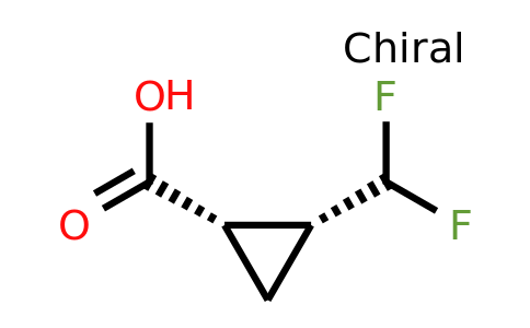 (1S,2R)-2-(difluoromethyl)cyclopropanecarboxylic acid