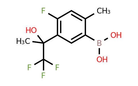 2308545-01-7 | (4-Fluoro-2-methyl-5-(1,1,1-trifluoro-2-hydroxypropan-2-yl)phenyl)boronic acid