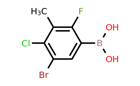 2377606-52-3 | (5-Bromo-4-chloro-2-fluoro-3-methylphenyl)boronic acid