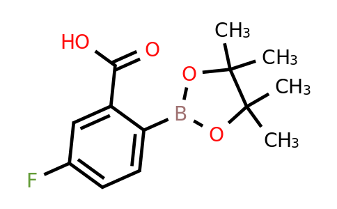 2377607-51-5 | 5-Fluoro-2-(4,4,5,5-tetramethyl-1,3,2-dioxaborolan-2-yl)benzoic acid