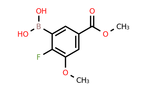 2377610-08-5 | (2-Fluoro-3-methoxy-5-(methoxycarbonyl)phenyl)boronic acid