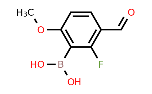 2377611-41-9 | (2-Fluoro-3-formyl-6-methoxyphenyl)boronic acid