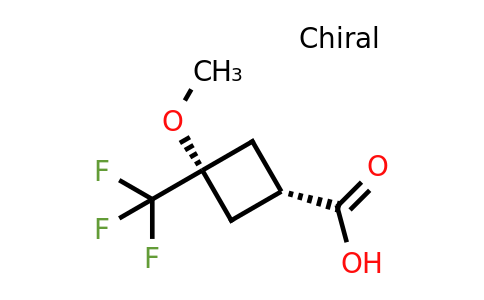 2378502-44-2 | cis-3-methoxy-3-(trifluoromethyl)cyclobutanecarboxylic acid