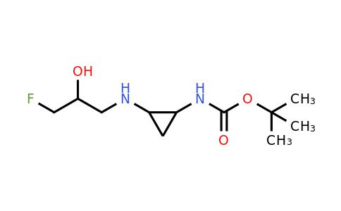 2384519-53-1 | tert-butyl N-{2-[(3-fluoro-2-hydroxypropyl)amino]cyclopropyl}carbamate