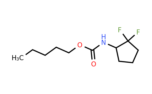 2386108-45-6 | pentyl N-(2,2-difluorocyclopentyl)carbamate