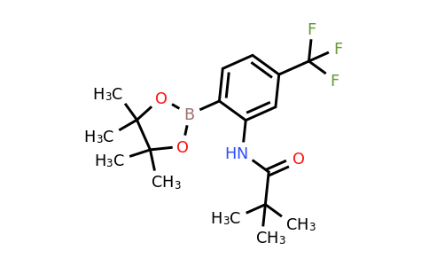 2390149-57-0 | N-(2-(4,4,5,5-Tetramethyl-1,3,2-dioxaborolan-2-yl)-5-(trifluoromethyl)phenyl)pivalamide