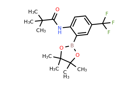 2390149-58-1 | N-(2-(4,4,5,5-Tetramethyl-1,3,2-dioxaborolan-2-yl)-4-(trifluoromethyl)phenyl)pivalamide