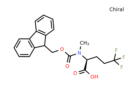 2407820-18-0 | (S)-2-((((9H-Fluoren-9-yl)methoxy)carbonyl)(methyl)amino)-5,5,5-trifluoropentanoic acid