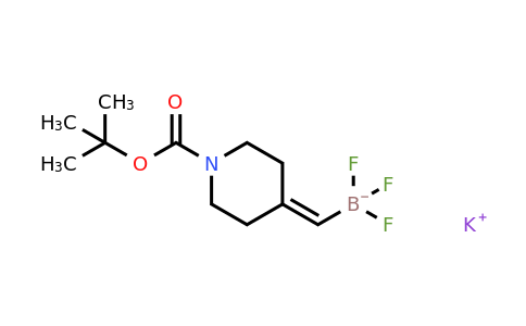 2416056-16-9 | Potassium ({1-[(tert-butoxy)carbonyl]piperidin-4-ylidene}methyl)trifluoroboranuide