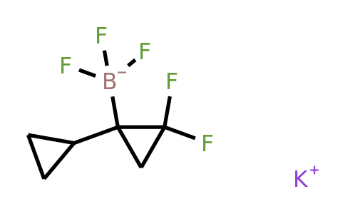 2416056-36-3 | Potassium (1-cyclopropyl-2,2-difluorocyclopropyl)trifluoroboranuide