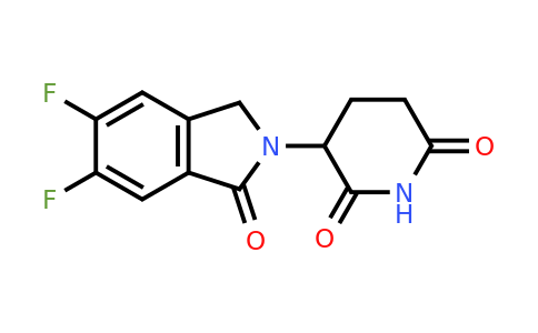 2438241-40-6 | 3-(5,6-Difluoro-1-oxoisoindolin-2-yl)piperidine-2,6-dione