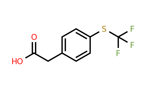 4-(Trifluoromethylthio)phenylacetic acid