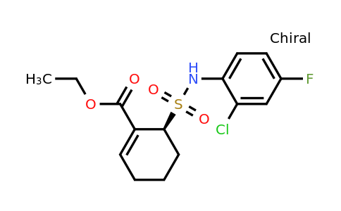 243984-10-3 | (S)-Ethyl 6-(N-(2-chloro-4-fluorophenyl)sulfamoyl)cyclohex-1-enecarboxylate