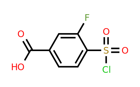 244606-33-5 | 4-(Chlorosulfonyl)-3-fluorobenzoic acid