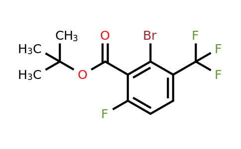 2451055-32-4 | tert-Butyl 2-bromo-6-fluoro-3-(trifluoromethyl)benzoate